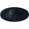 Ekena Millwork Madrid Ceiling Medallion, Hand-Painted Midnight Dream, 24 3/4"W x 12 1/2"H x 1 3/4"P CM24X12MAMDF - alternate 1